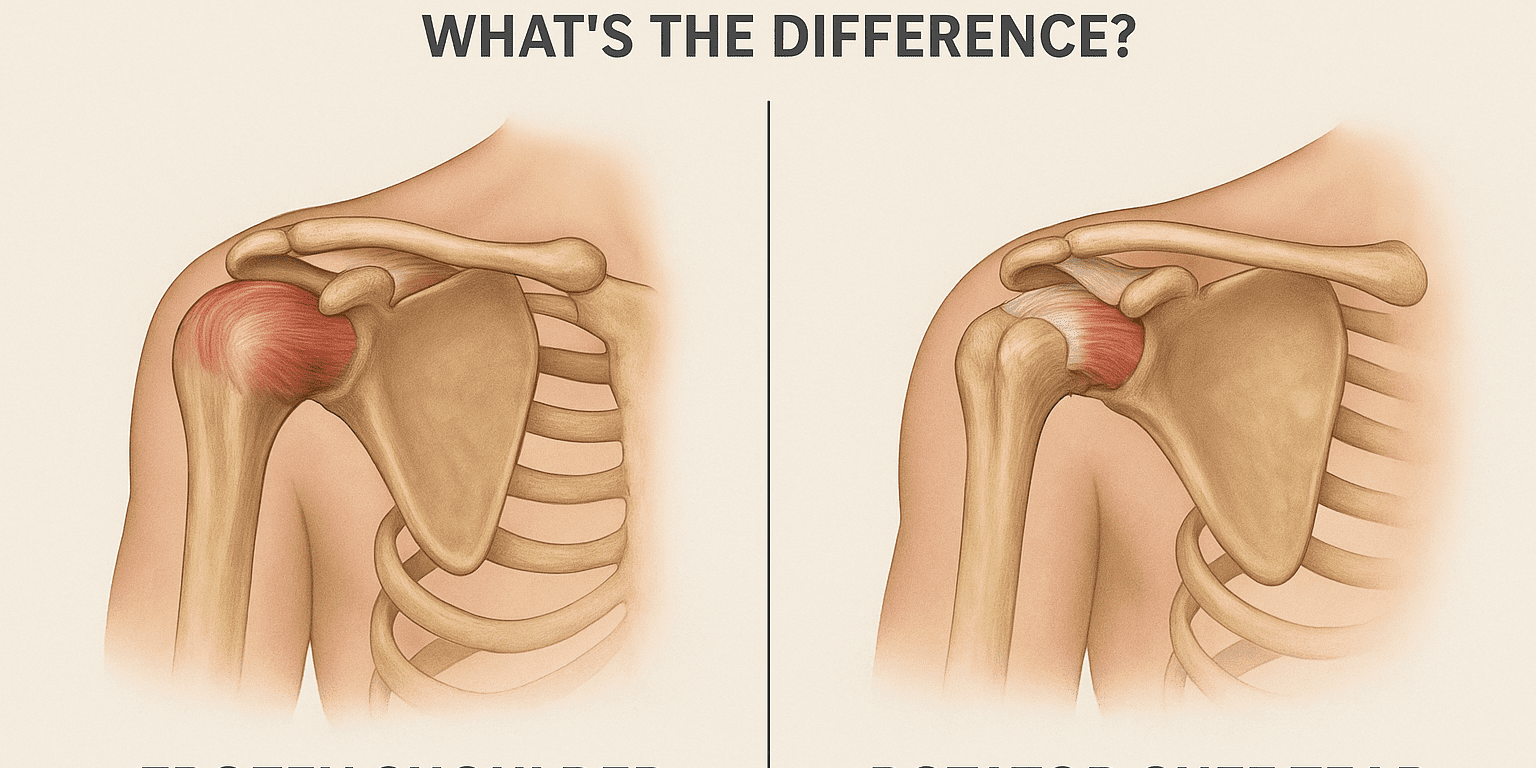 frozen shoulder vs rotator cuff